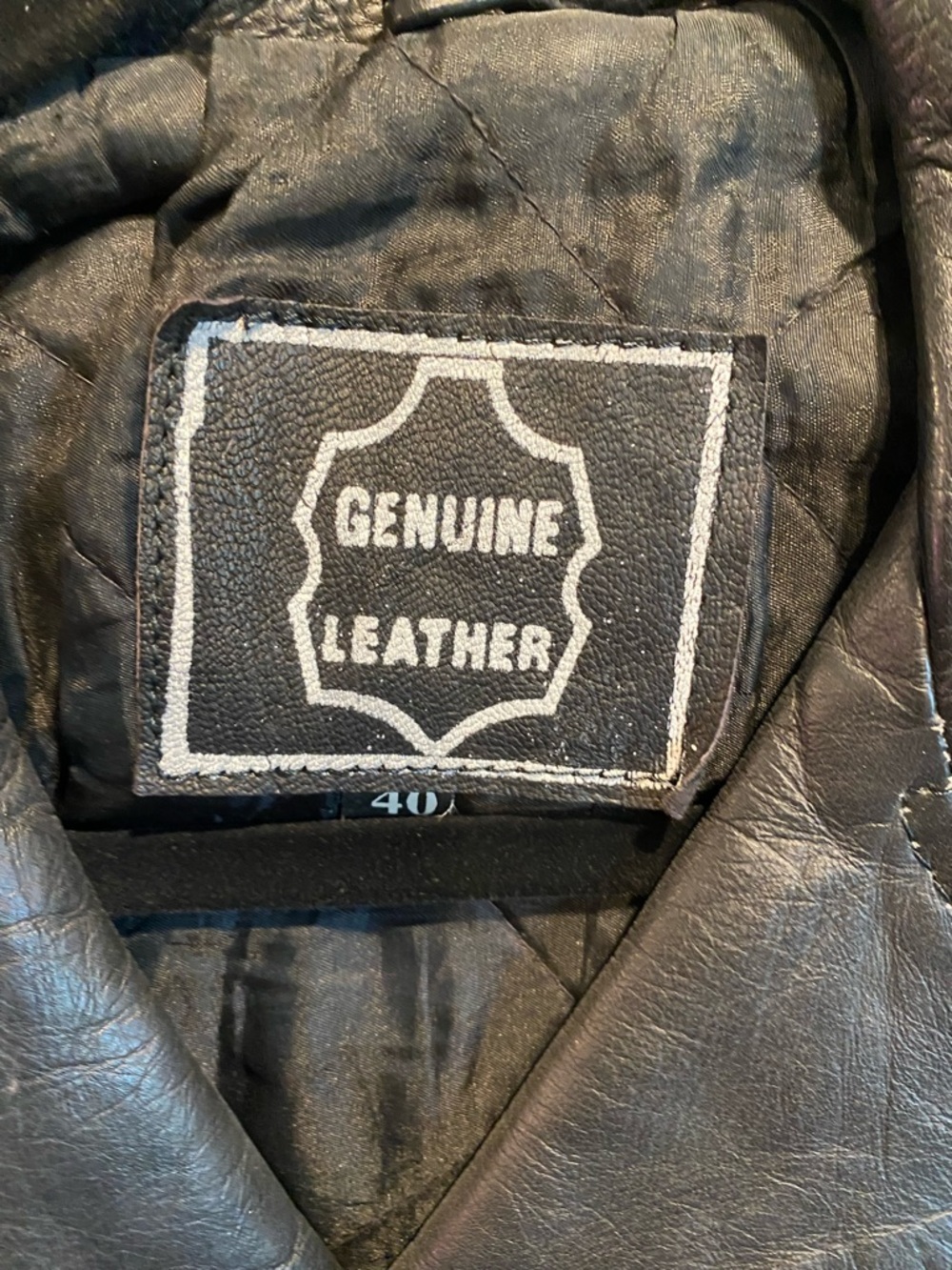 Black Leather Men's Jacket - Classic Biker Style - Picture 3 of 5